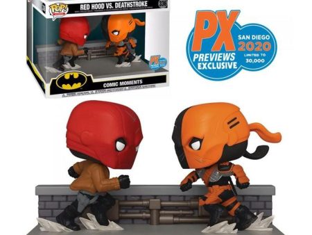 DC - Red Hood vs Deathstroke - PX SDCC 2020 Exclusive POP! Moment For Cheap