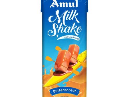 Amul Butterscotch Milk shake 180ml Online now